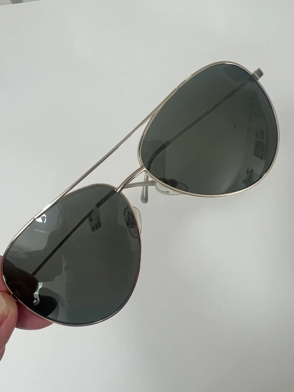 Z Supply Driver  Aviator Sunglasses - Gold Frame with Gray Lenses MSRP $79